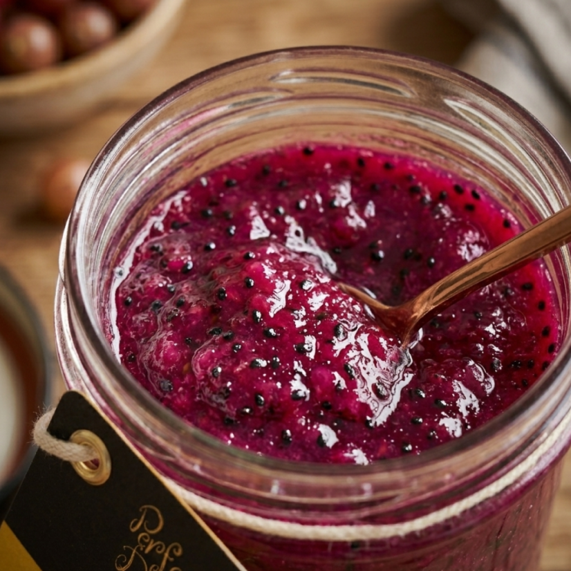 Dračí ovoce s angreštem