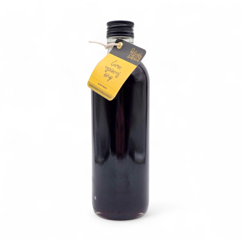 Černorybízový sirup 500ml šroubovací uzávěr - OvocnyPrach.cz Černorybízový sirup 500ml šroubovací uzávěr - OvocnyPrach.cz